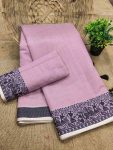 1TRADITIONAL COTTON SOFT SILK JACQUARD WEAVING BORDER WORK SAREE WITH UNSTITCHED BLOUSE FESTIVE WEAR WHOLESALE PRICE ETHNIC GARMENT (4)