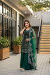21FANCY GEORGETTE EMBROIDERY SEQUENCE PEARL HAND WORK TOP PALAZZO WITH DUPATTA FESTIVE WEAR WHOLESALE PRICE ETHNIC GARMENT (10)
