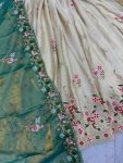 21MODERN CHINON EMBROIDERY THREAD & SEQUENCE WORK LEHENGA CHOLI WITH DUPATTA WEDDING WEAR WHOLESALE PRICE ETHNIC GARMENT (14)