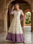 2ATTARACTIVE SHADED CRUNCHY PIPE SEQUENCE EMBROIDERY WORK GOWN FESTIVE WEAR WHOLESALE PRICE ETHNIC GARMENT (14)