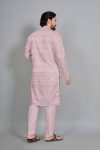 2DESIGNER COTTON SILK EMBROIDERY WORK MEN’S KURTA WEDDING WEAR WHOLESALE PRICE ETHNIC GARMENT (17)