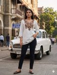 2FANCY COTTON EMBROIDERY WORK TOP DAILY WEAR WHOLESALE PRICE ETHNIC GARMENT (13)