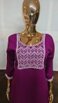 2FANCY RINKAL COTTON EMBROIDERY WORK TOP PENT SET DAILY WEAR WHOLESALE PRICE ETHNIC GARMENT (12)