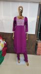 2FANCY RINKAL COTTON EMBROIDERY WORK TOP PENT SET DAILY WEAR WHOLESALE PRICE ETHNIC GARMENT (12)
