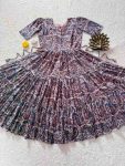 2MODERN CAMBRIC COTTON KALAMKARI PRINT GOWN DAILY WEAR WHOLESALE PRICE ETHNIC GARMENT (9)