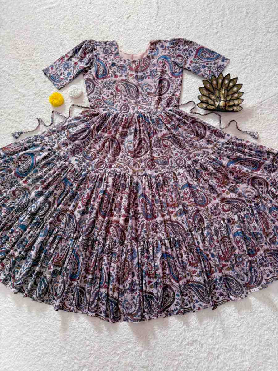 2MODERN CAMBRIC COTTON KALAMKARI PRINT GOWN DAILY WEAR WHOLESALE PRICE ETHNIC GARMENT (12)