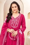 2MODERN CHINON EMBROIDERY, SEQUENCE & CODING WORK TOP BOTTOM WITH DUPATTA FESTIVE WEAR WHOLESALE PRICE ETHNIC GARMENT (7)