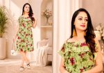 2MODERN GEORGETTE SEQUENCE LINE PRINT WORK ONE PIECE DRESS PARTY WEAR WHOLESALE PRICE ETHNIC GARMENT (5)