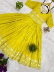 2MODERN MUL COTTON EMBROIDERY WORK GOWN FESTIVE WEAR WHOLESALE PRICE ETHNIC GARMENT (10)