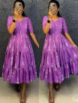 2MODERN RAYON WARLI ART PRINTED WORK ONE PIECE DRESS PARTY WEAR WHOLESALE PRICE ETHNIC GARMENT (12)