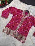 2MODERN SHIMMER EMBROIDERY THREAD & SEQUENCE WORK LEHENGA CHOLI WITH DUPATTA WEDDING WEAR WHOLESALE PRICE ETHNIC GARMENT (14)