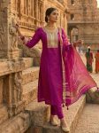 2MODERN SLUB COTTON EMBROIDERY WORK TOP BOTTOM WITH DUPATTA FESTIVE WEAR WHOLESALE PRICE ETHNIC GARMENT (13)