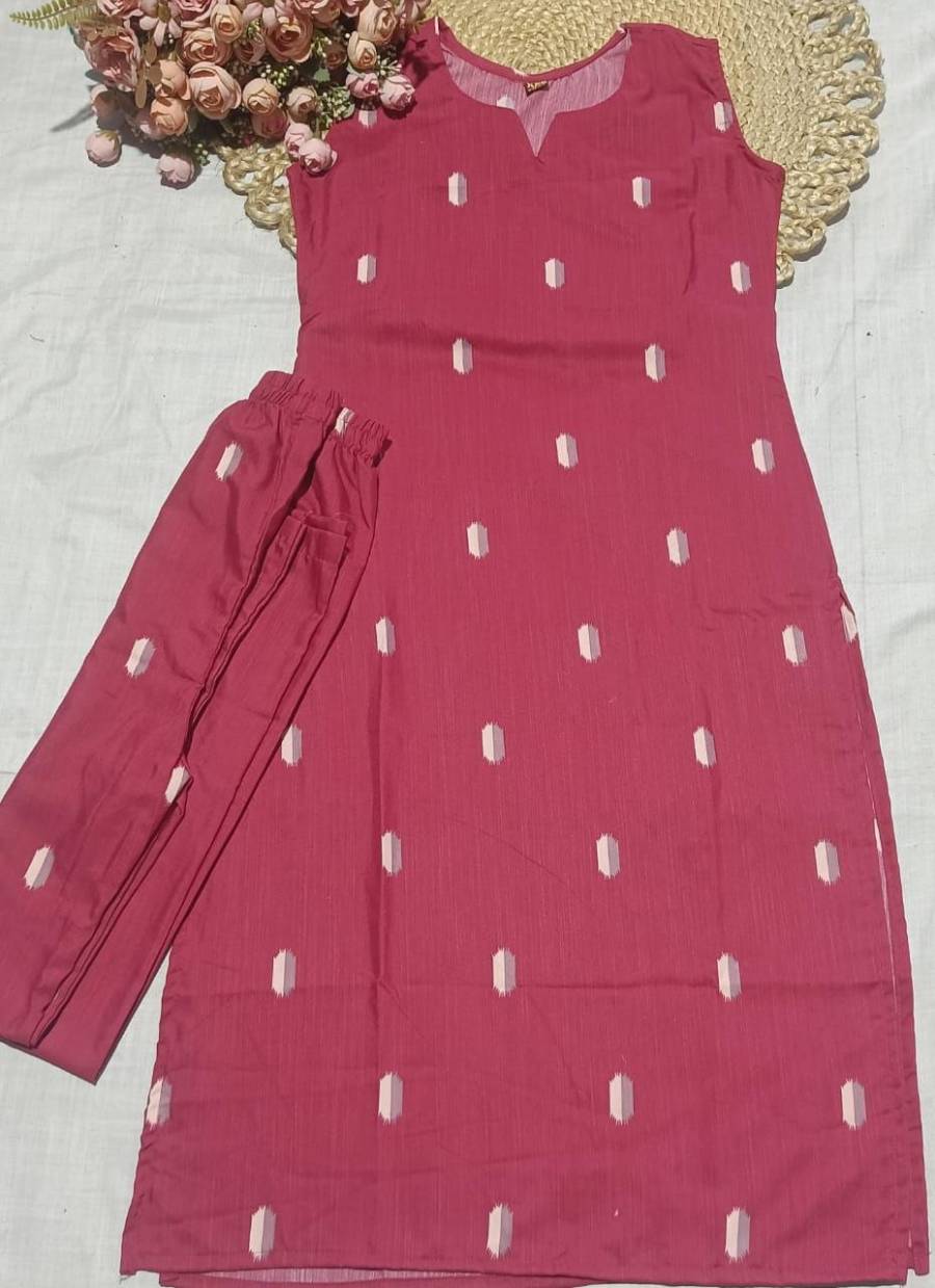 2MODERN SLUB COTTON PRINTED WORK TOP PENT SET DAILY WEAR WHOLESALE PRICE ETHNIC GARMENT (8)