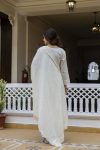 2NEW ARRIVAL CAMBRIC COTTON BORING CHIKAN KARI WORK TOP BOTTOM WITH DUPATTA FESTIVE WEAR WHOLESALE PRICE ETHNIC GARMENT (20)