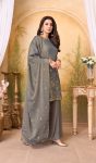 2RICH LOOK BERRY SILK EMBROIDERY, SEQUENCE & CODING WORK TOP PALAZZO WITH DUPATTA WEDDING WEAR WHOLESALE PRICE ETHNIC GARMENT (6)
