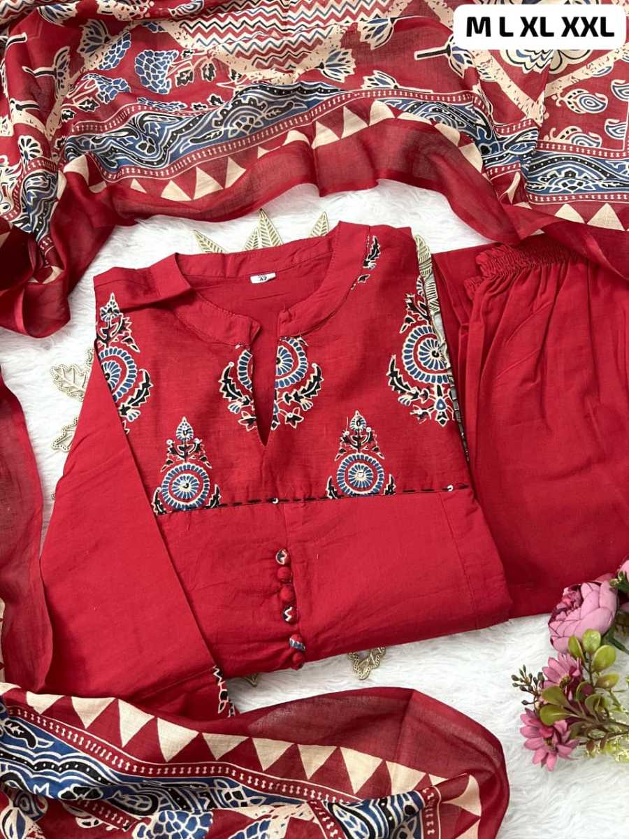 2RICH LOOK COTTON DIGITAL PRINTED WITH SEQUENCE KATHA WORK ANARKALI BOTTOM WITH DUPATTA FESTIVE WEAR WHOLESALE PRICE ETHNIC GARMENT (25)