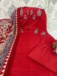 2RICH LOOK COTTON DIGITAL PRINTED WITH SEQUENCE KATHA WORK ANARKALI BOTTOM WITH DUPATTA FESTIVE WEAR WHOLESALE PRICE ETHNIC GARMENT (28)