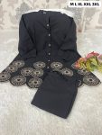 2RICH LOOK COTTON EMBROIDERY WORK CO-ORD SET DAILY WEAR WHOLESALE PRICE ETHNIC GARMENT (11)