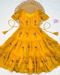2RICH LOOK MUL COTTON EMBROIDERY WORK ONE PIECE MAXI DRESS PARTY WEAR WHOLESALE PRICE ETHNIC GARMENT (16)