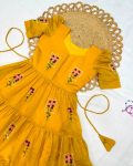 2RICH LOOK MUL COTTON EMBROIDERY WORK ONE PIECE MAXI DRESS PARTY WEAR WHOLESALE PRICE ETHNIC GARMENT (16)
