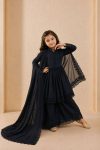 2RICH LOOK ROMAN SILK EMBROIDERY WORK GOWN BOTTOM WITH DUPATTA PARTY WEAR WHOLESALE PRICE ETHNIC GARMENT (17)