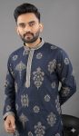 2RICH LOOK RUSSIAN SILK EMBROIDERY WORK MEN’S KURTA PAYJAMA FESTIVE WEAR WHOLESALE PRICE ETHNIC GARMENT (1)