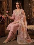 2RICH LOOK SLUB COTTON CUT PASTE EMBROIDERY WORK TOP BOTTOM WITH DUPATTA FESTIVE WEAR WHOLESALE PRICE ETHNIC GARMENT (12)