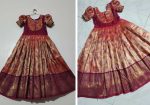 2TRADITIONAL SILK HEAVY SILK WORK KID’S GOWN FESTIVE WAR WHOLESALE PRICE ETHNIC GARMENT (11)