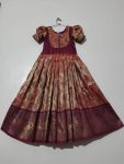 2TRADITIONAL SILK HEAVY SILK WORK KID’S GOWN FESTIVE WAR WHOLESALE PRICE ETHNIC GARMENT (11)