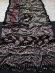 3FANCY SATIN AJARAKH PRINT WITH REAL MIRROR WORK SAREE WITH UNSTITCHED BLOUSE FESTIVE WEAR WHOLESALE PRICE ETHNIC GARMENT (2)