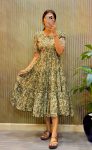 3MODERN CAMBRIC COTTON KALAMKARI PRINT GOWN DAILY WEAR WHOLESALE PRICE ETHNIC GARMENT (13)
