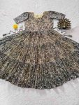 3MODERN CAMBRIC COTTON KALAMKARI PRINT GOWN DAILY WEAR WHOLESALE PRICE ETHNIC GARMENT (13)