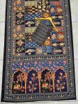 3MODERN CHINON DIGITAL AJRAK PRINT WITH REAL MIRROR WORK SAREE WITH UNSTITCHED BLOUSE PARTY WEAR WHOLESALE PRICE ETHNIC GARMENT (57)