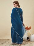 3MODERN CRUNCHY SILK EMBROIDERY WORK TOP PALAZZO WITH DUPATTA FESTIVE WEAR WHOLESALE PRICE ETHNIC GARMENT (27)