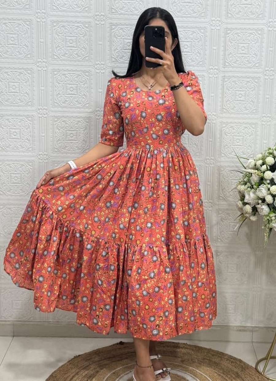 3MODERN HAKOBA COTTON PRINTED WORK ONE PIECE DRESS DAILY WEAR WHOLESALE PRICE ETHNIC GARMENT (13)