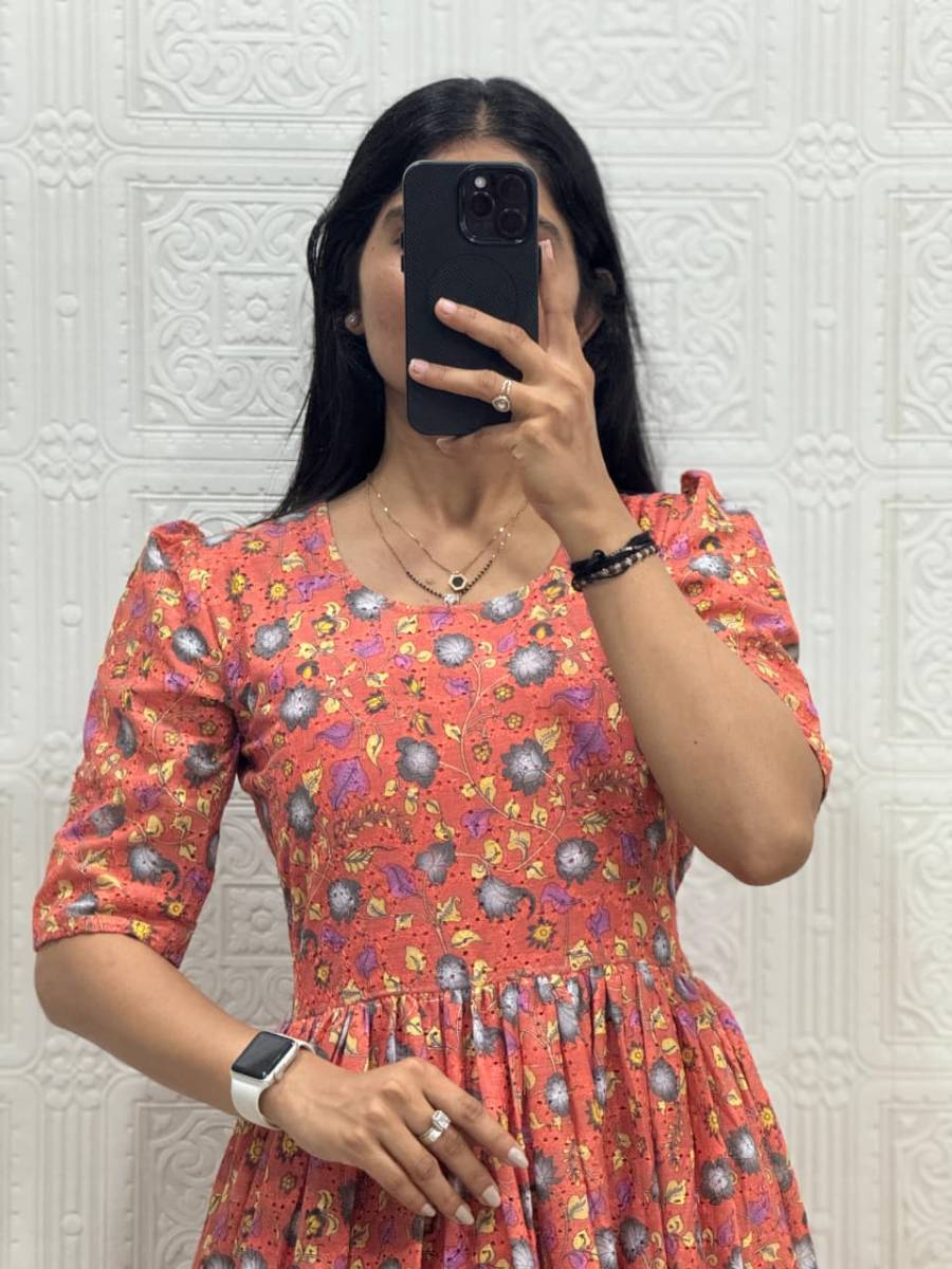 3MODERN HAKOBA COTTON PRINTED WORK ONE PIECE DRESS DAILY WEAR WHOLESALE PRICE ETHNIC GARMENT (9)