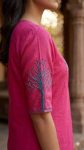 3MODERN SLUB COTTON EMBROIDERY WORK TOP PENT SET FESTIVE WEAR WHOLESALE PRICE ETHNIC GARMENT (12)