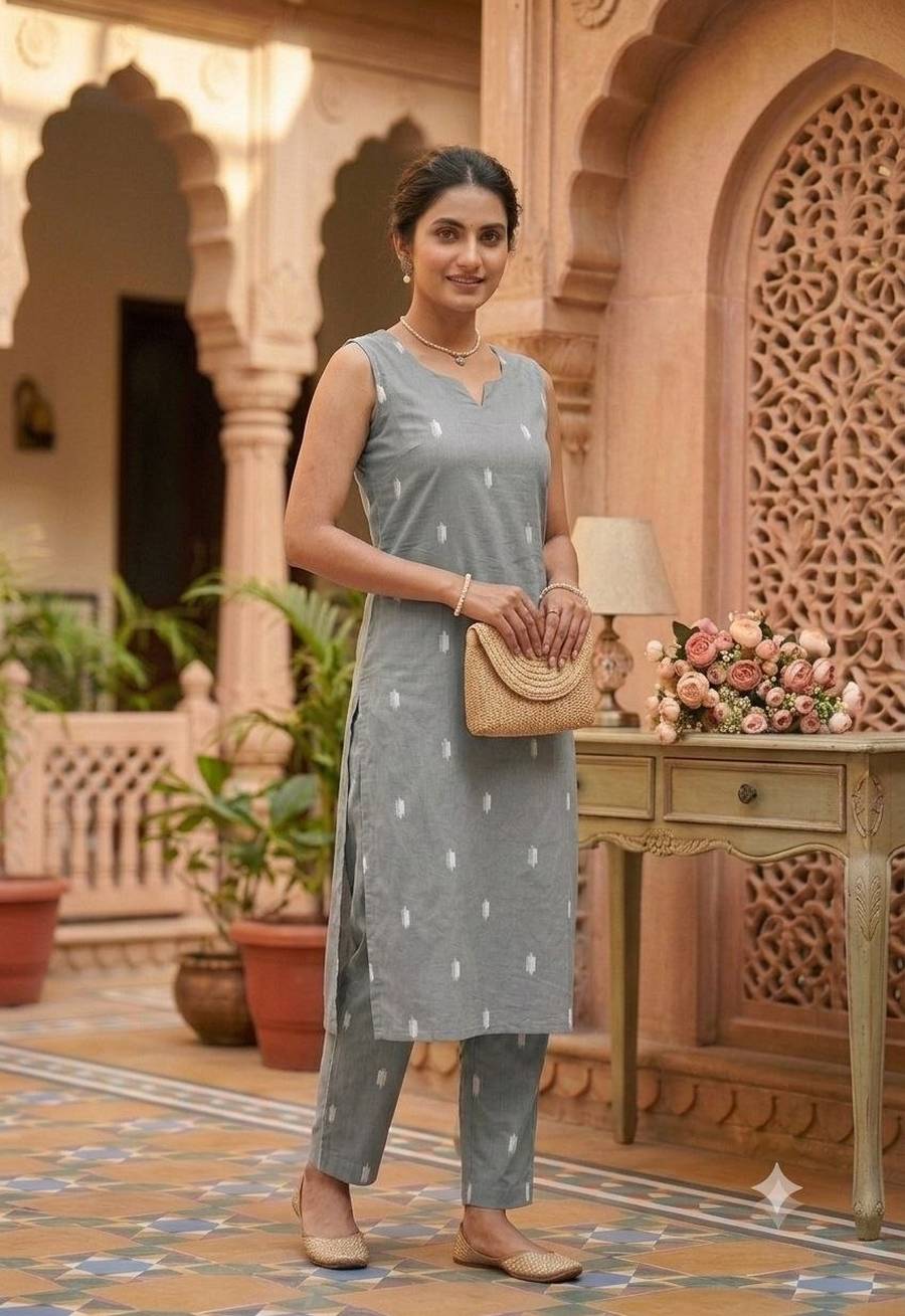 3MODERN SLUB COTTON PRINTED WORK TOP PENT SET DAILY WEAR WHOLESALE PRICE ETHNIC GARMENT (13)