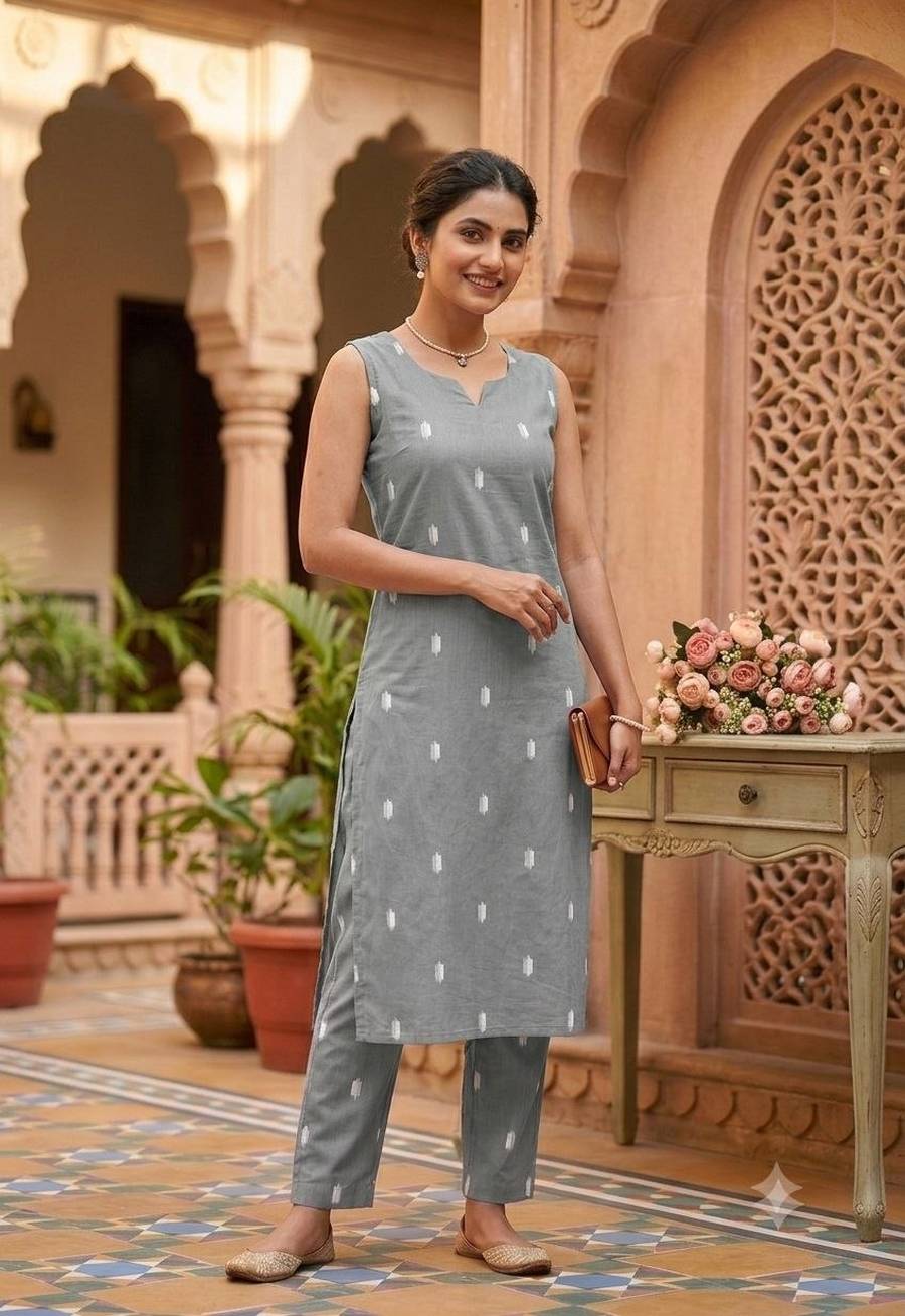 3MODERN SLUB COTTON PRINTED WORK TOP PENT SET DAILY WEAR WHOLESALE PRICE ETHNIC GARMENT (15)