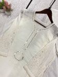 3NEW ARRIVAL MUL CHANDERI HAND MIRROR WITH SEQUENCE EMBROIDERY AND CUTWORK TOP PALAZZO WITH DUPATTA FESTIVE WEAR WHOLESALE PRICE ETHNIC GARMENT (8)