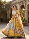 3NEW ARRIVAL TABBY SILK DIGITAL PRINTED WITH EMBROIDERY WORK LEHENGA CHOLI WITH DUPATTA FESTIVE WEAR WHOLESALE PRICE ETHNIC GARMENT (11)