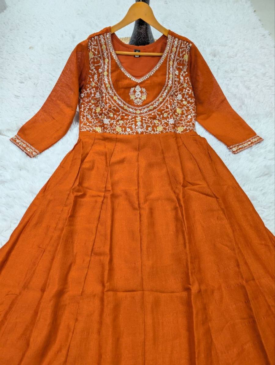 3NEW ARRIVAL VICHITRA SILK SEQUENCE CODING EMBROIDERY WORK TOP BOTTOM WITH DUPATTA FESTIVE WEAR WHOLESALE PRICE ETHNIC GARMENT (22)