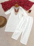 3RICH LOOK SLUB COTTON EMBROIDERY WORK TOP BOTTOM WITH DUPATTA FESTIVE WEAR WHOLESALE PRICE ETHNIC GARMENT (9)