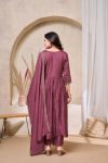 3RICH LOOK VICITRA SILK EMBROIDERY, SEQUENCE & CODING WORK TOP BOTTOM WITH DUPATTA FESTIVE WEAR WHOLESALE PRICE ETHNIC GARMENT (2)