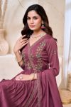 3RICH LOOK VICITRA SILK EMBROIDERY, SEQUENCE & CODING WORK TOP BOTTOM WITH DUPATTA FESTIVE WEAR WHOLESALE PRICE ETHNIC GARMENT (2)