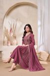 3RICH LOOK VICITRA SILK EMBROIDERY, SEQUENCE & CODING WORK TOP BOTTOM WITH DUPATTA FESTIVE WEAR WHOLESALE PRICE ETHNIC GARMENT (2)