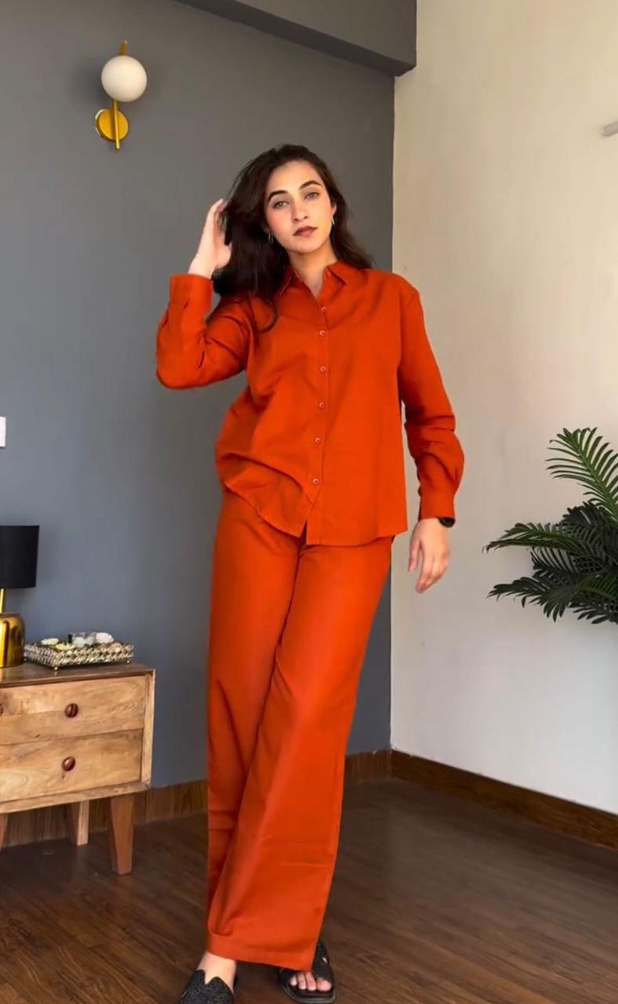 4MODERN COTTON PLAIN CO-ORD SET CASUAL WEAR WHOLESALE PRICE ETHNIC GARMENT (12)