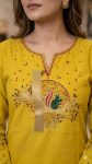4MODERN SLUB COTTON EMBROIDERY WORK TOP PENT SET FESTIVE WEAR WHOLESALE PRICE ETHNIC GARMENT (15)