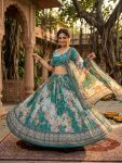 4NEW ARRIVAL TABBY SILK DIGITAL PRINTED WITH EMBROIDERY WORK LEHENGA CHOLI WITH DUPATTA FESTIVE WEAR WHOLESALE PRICE ETHNIC GARMENT (18)