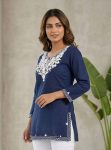 4RICH LOOK COTTON EMBROIDERY WORK TOP OFFICE WEAR WHOLESALE PRICE ETHNIC GARMENT (22)
